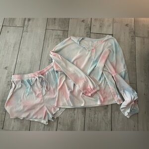 Women’s Pastel Tie-Dye Lounge Set